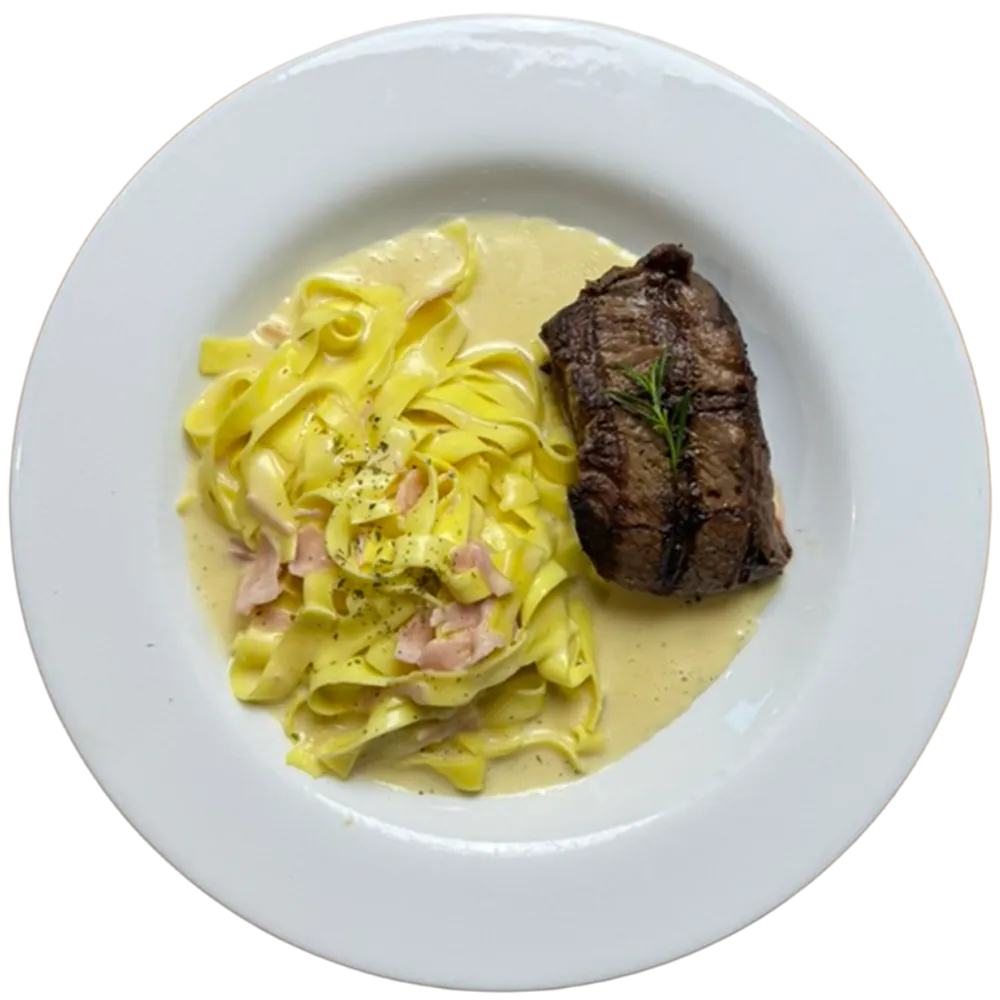 Tagliatelle en Salsa Alfredo